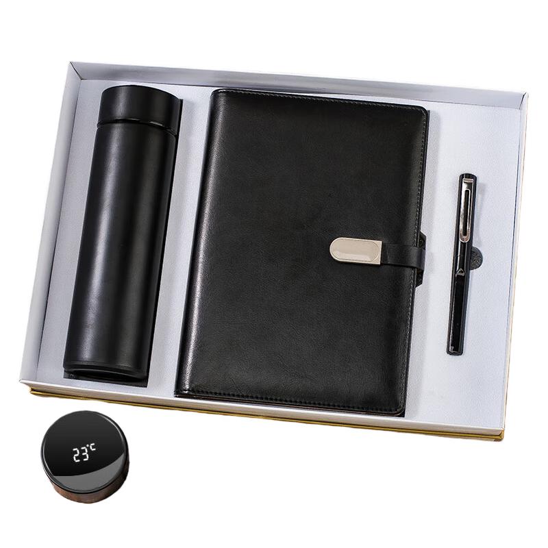 Smart Business Gift Set: A5 Notebook, Pen & Temperature Control Mug