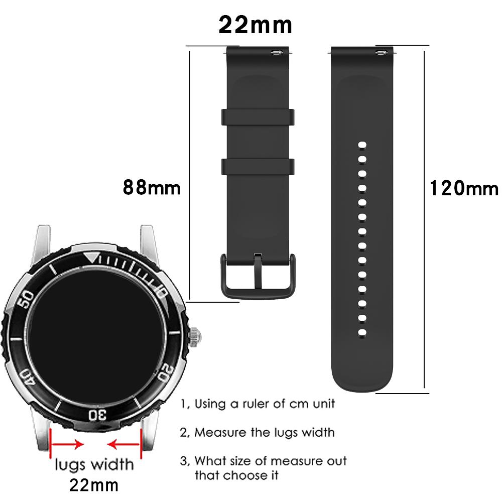 22mm Silicone Sports Strap For SUUNTO RACE 2/S RUN OCEAN Replace Smart Bands For SUUNTO 5 9 Peak DLC/PRO VERTICAL Wrist Bracelet