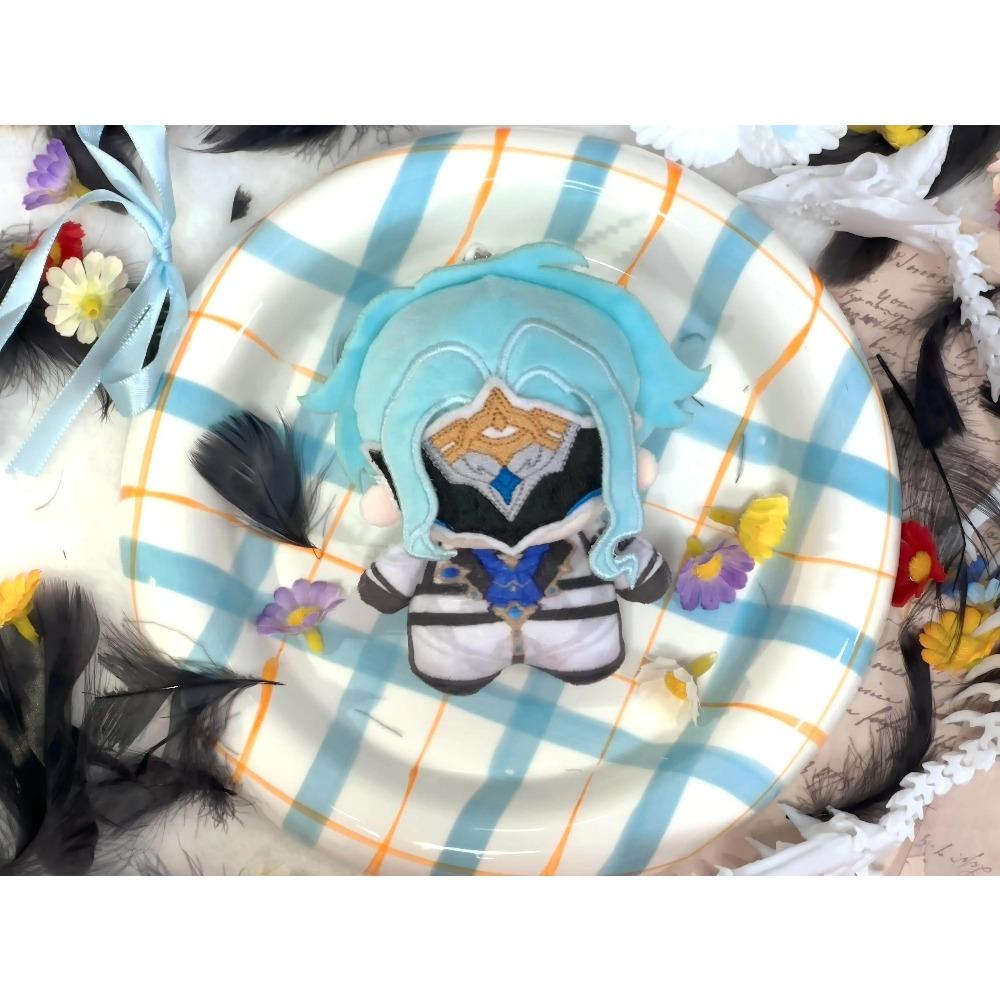 10cm En Stock Genshin Impact Poupée Peluche Coton Harbingers de Fatui Dottore Columbina Capitano Vagabond Pendentif Marionnette à Main Jouet Cadeau