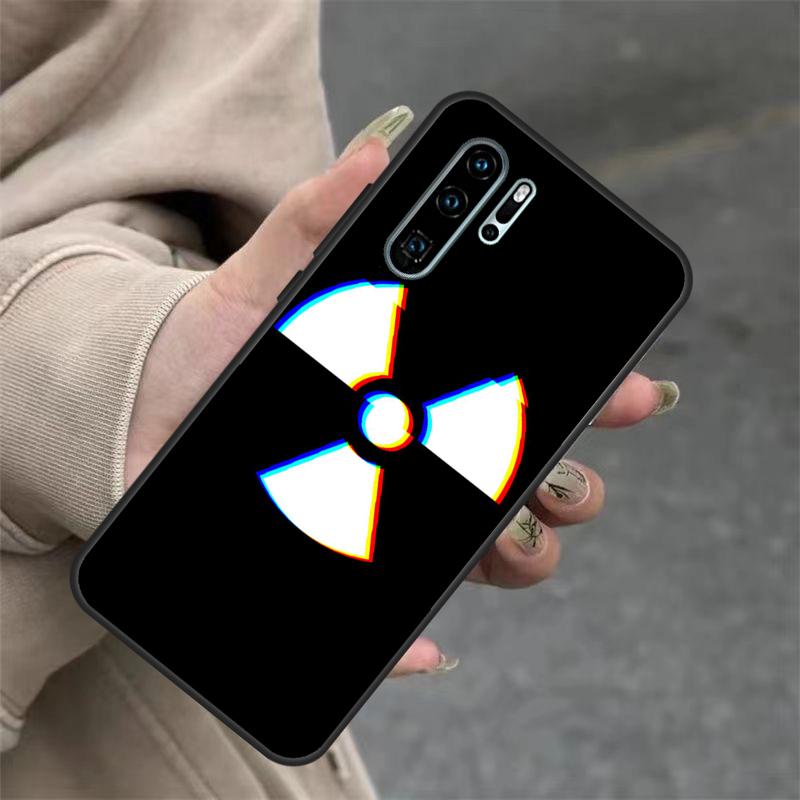 Nuclear Radiation Warning Sign Case For Huawei Nova 3i 7i 8i 11i Y60 Y70 Y90 Y61 Y91 10 9 SE 11 Pro P20 P40 P30 Lite Cover