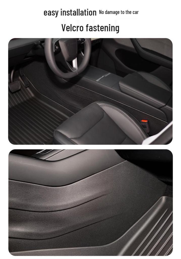 Tesla Model Y/3 Center Console Side Protective Car Floor Mats