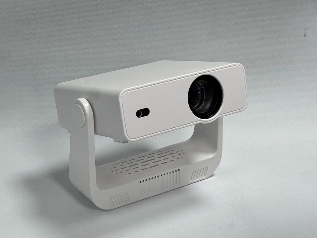 Upgraded HD Mini Projector with 230 ANSI, Android OS, Smart Gimbal Speaker, WiFi