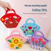 Mother's Day Bouquet Handbag DIY Sewing Kit – Fun Non-woven Fabric Gift for Kids To Make for Mom