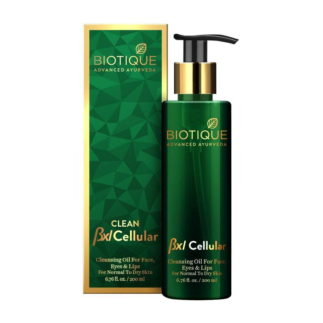 Очищающее масло для лица, глаз и губ (200 мл), BXL Cellular Cleansing Oil for Face, Eyes & Lips, Biotique 19.675