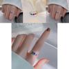 Fashionable Geometric Rainbow Smiley Face Ring For Women Unique 925 Sterling Silver Jewelry For Style Personal