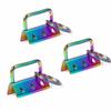 Webbing End Clip Sturdy Multi-Color Buckle Metal End Clip Integrated Stainless Iron End Clip For Handmade Crafts Bags Backpacks