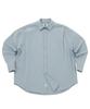 A NOTHING Earth-Color Pleats Shirt (Cloudy Sky)