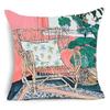 Nordic art bouquet printed pattern cushion cover for home living room sofa bedroom decoration throw pillow pillowcase