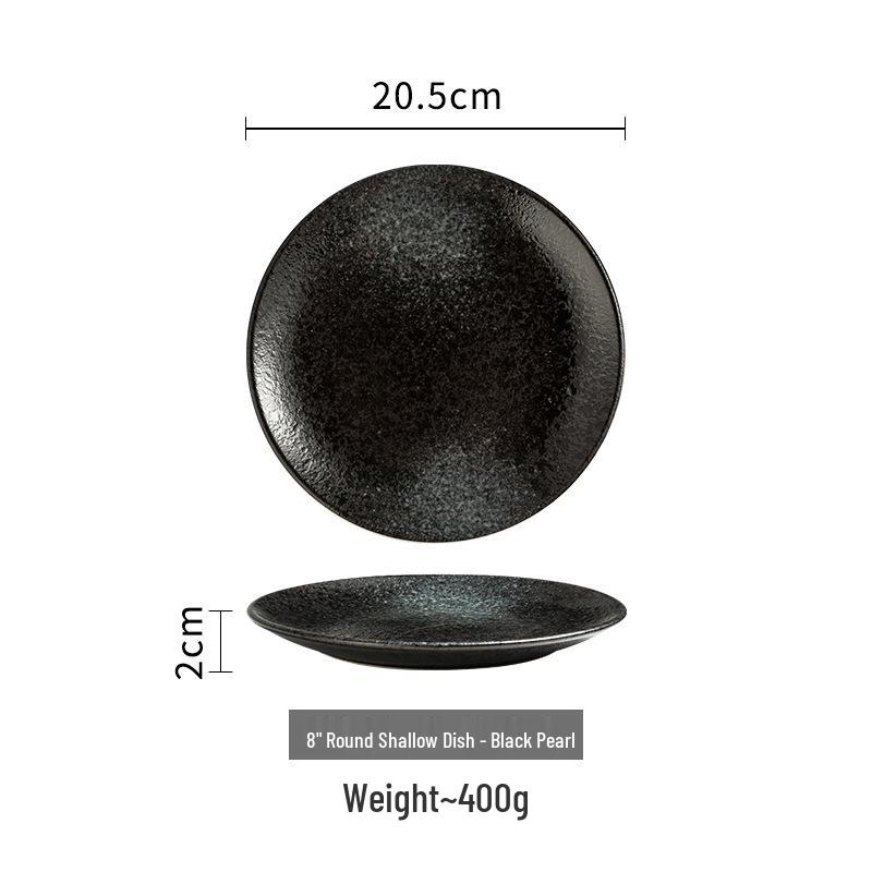 12-inch Japanese Style Round Dinner and Salad Plate