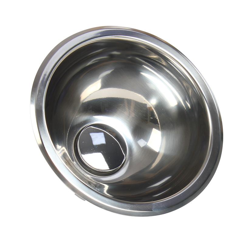 Boat RV Caravan Stainless Steel Hand Wash Basin Sink Round Wash Basin Sink