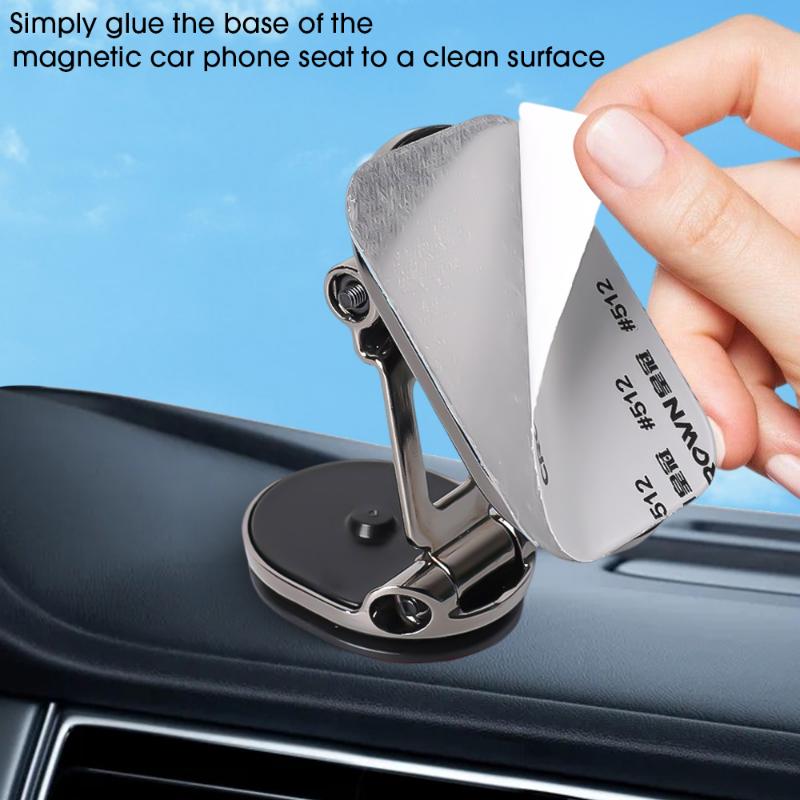 1080° Rotation Magnetic Mobile Phone Holder Upgrade Car Dashboard Mount Universal GPS Navigation Bracket Stand for Iphone 14