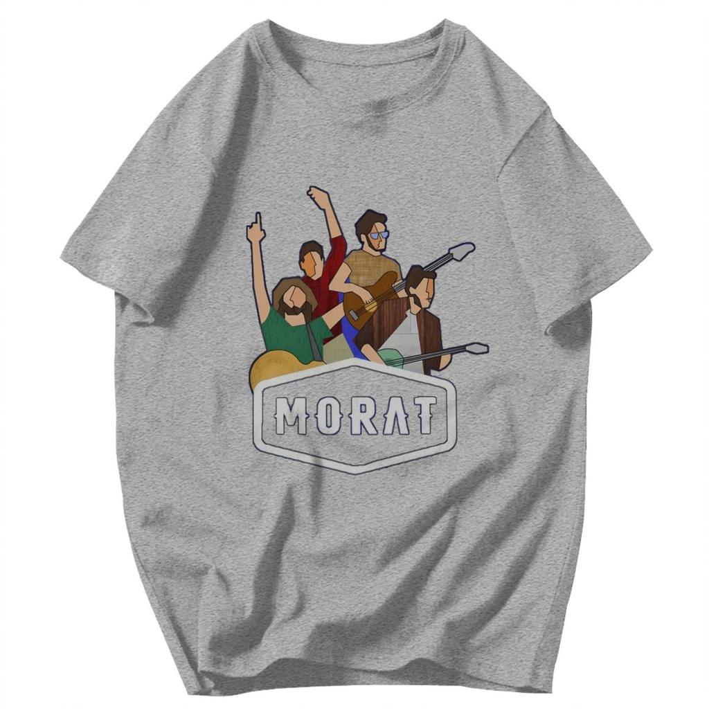 Men T Shirt Rock Band Morat Album Vintage Gifts Y2K Graphic Anime Unisex Clothes T Shirts