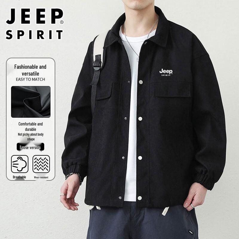 JEEP SPIRIT Men s Loose Fit Casual Workwear Jacket L