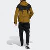 Adidas Essentials Windbreaker Jacket Men Outerwear Brown GP0989