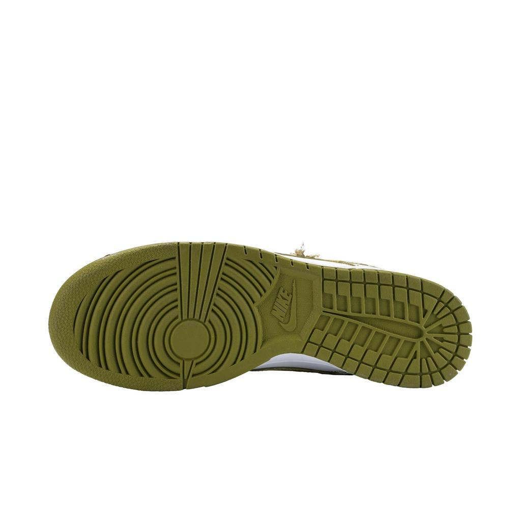 Nike Dunk Abundant Land Slip Resistant Abrasion Resistant Low Top Skateboard Shoes Men's White Gold DV0833-105(Team836-)