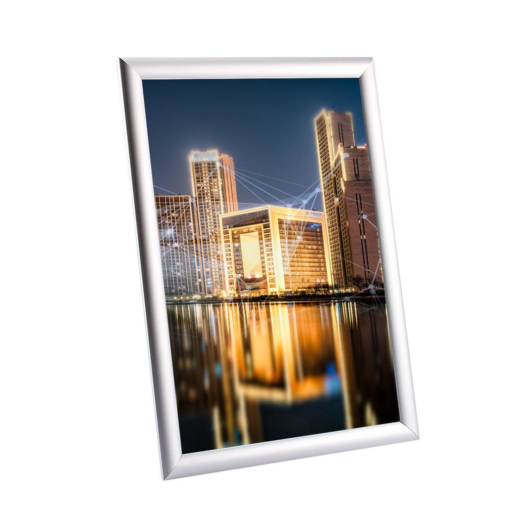 5pcs A4 Aluminium Poster Frame Posters Clip Holders Displays Wall Notice Anti?glare