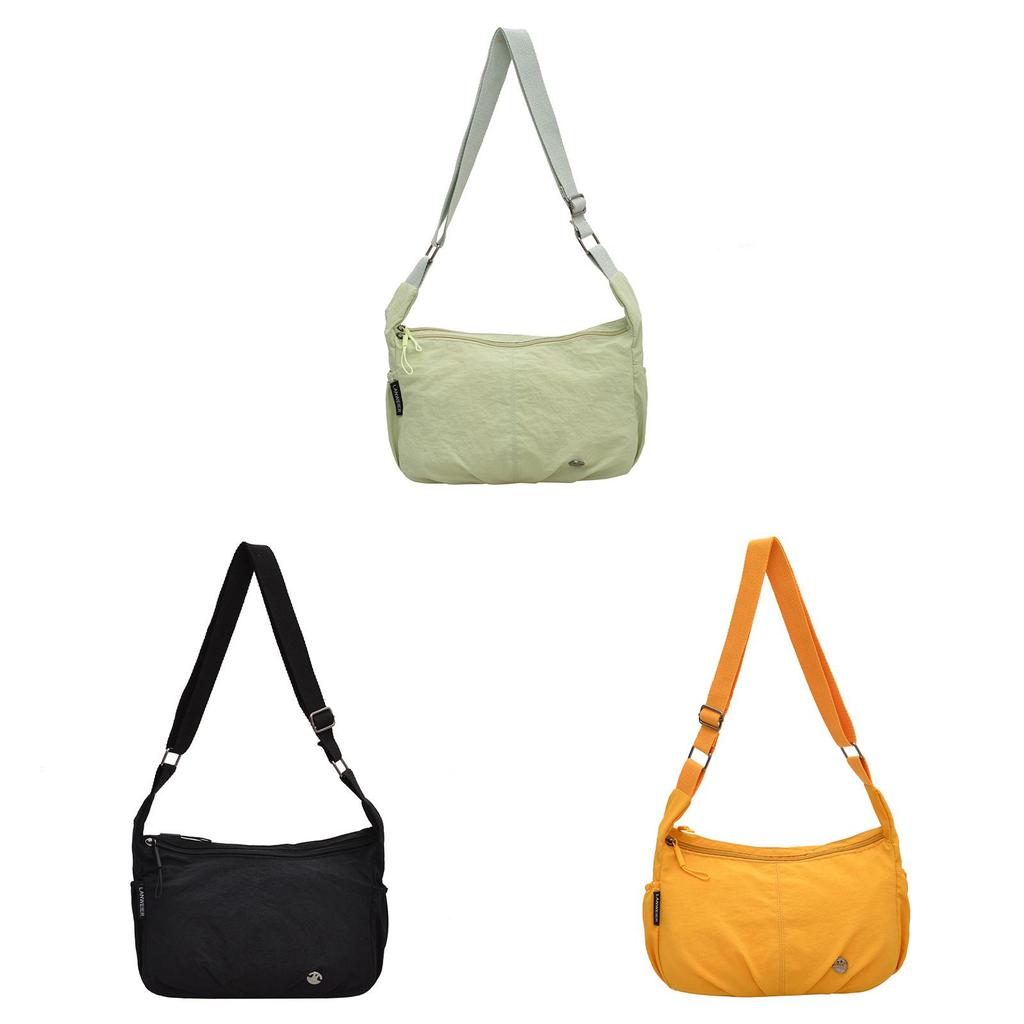 Womens Large Soft Waterresistant Crossbody Bag With Inner Zipper Pocket For Casual Outings
