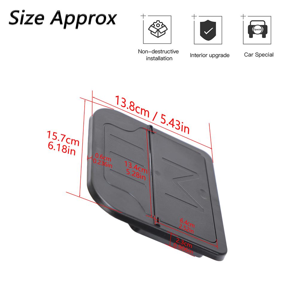 Center Console Hidden Storage Box for Tesla Model 3 Highland 2025 2025-2026 Privacy Organizer Armrest Insert Tray Accessories