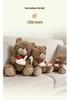 Cute Sleepy Doll Teddy Bear Holding Cake - Plush Toy Gift for Friends