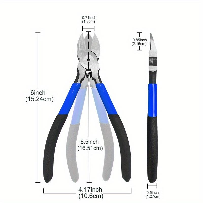 5 inch 6.5 inch Flush Cutter,Cutter for Crafting Electrical Jewelry Making, Precision Wire Cutter, Small Wire Cutter, Ultra Sharp Wire Clippers