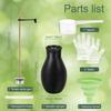 Spruzzatore a soffietto per polveri Spolverino manuale Pesticidi Disinfestante Giardino Repellente per termiti Spruzzatore a polvere di diatomee