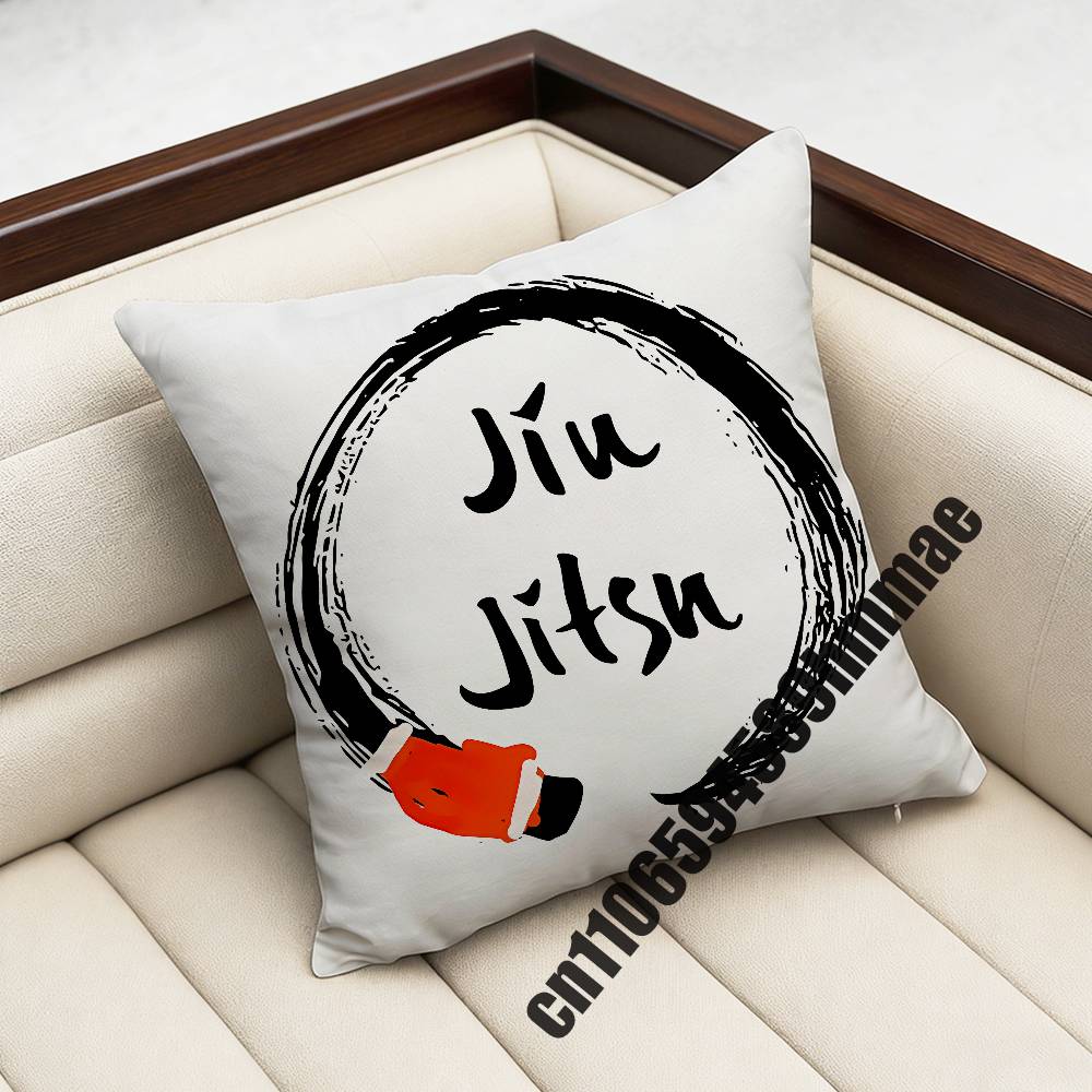 Brazilian Jiu Jitsu BJJ Japan Judo Coffee Snake Throw Pillow Case Sham xcm xcm Square Car Pillowcase Pad Cushion Cover