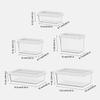 Plastic and Stainless Steel Refrigerator Crisper Food Storage Box with Plastic Lid Prepare Seafood Fruit Vegetable Picnic Box