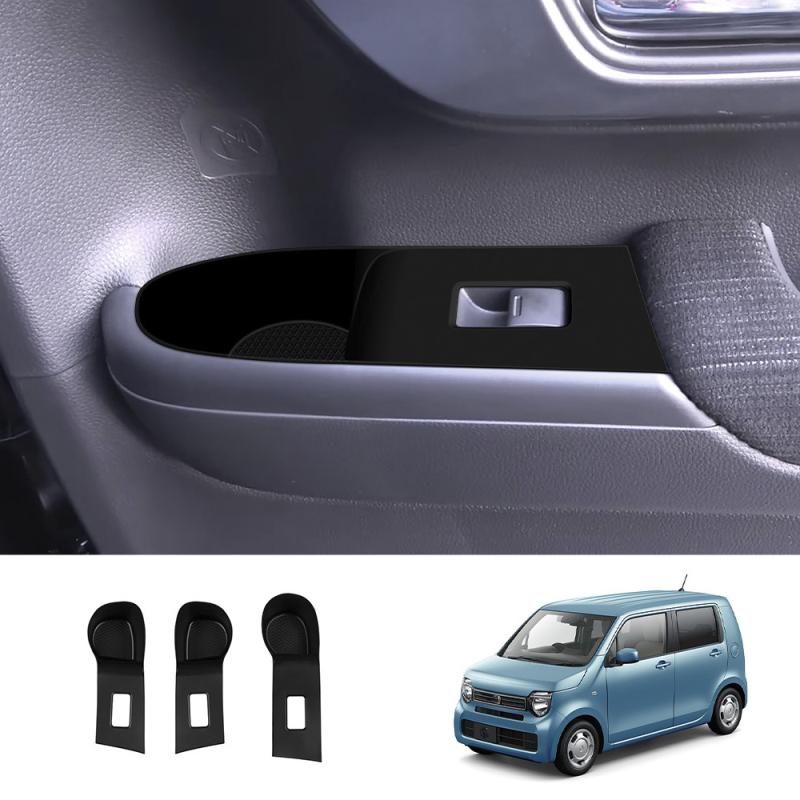 For Honda N-WGN -2025 Silicone Interior Central Control Copilot Car Door Window Switch Cover Storage Water Cup Holder Cover