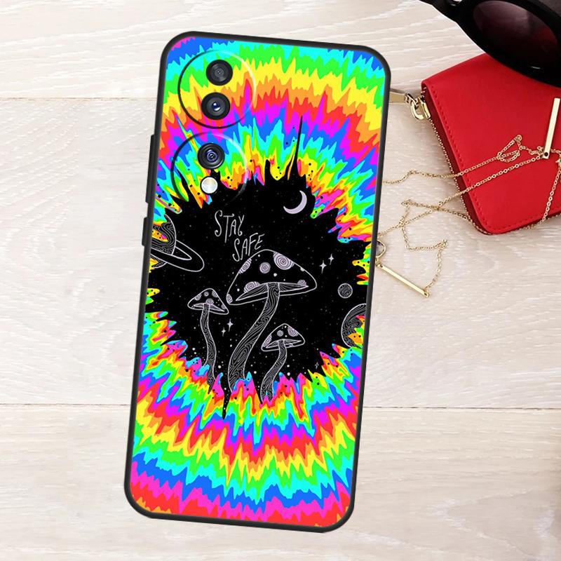 Indie Kids Aesthetic Hippie Acid Trip Case For Honor Magic 8 5 6 7 Lite X9a X9b X9c X9d X8b X8c Win 50 70 90 200 400 Pro Cover
