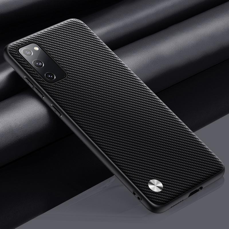 Luxusní PU kožené pouzdro pro Samsung Galaxy S20 FE S20 Plus Matný kryt silikonové ochranné pouzdro na telefon Samsung S20 Ultra Coque