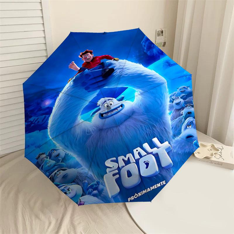 

1pc small foot Automatic Open/Close Umbrella Compact Folding Umbrella with 8-Rib Shaft lightweight esign, for Women/Men1204A