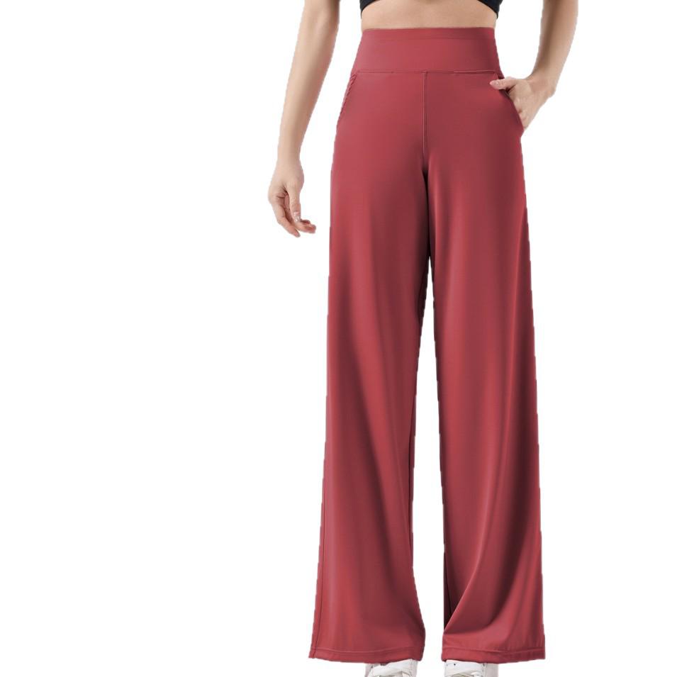 Women's High-Waisted Wide-Leg Yoga Pants - Slimming, Stretchy, Athletic Wear