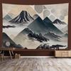 Chinese style landscape painting background tapestry room decoration wall background cloth living room home decoration