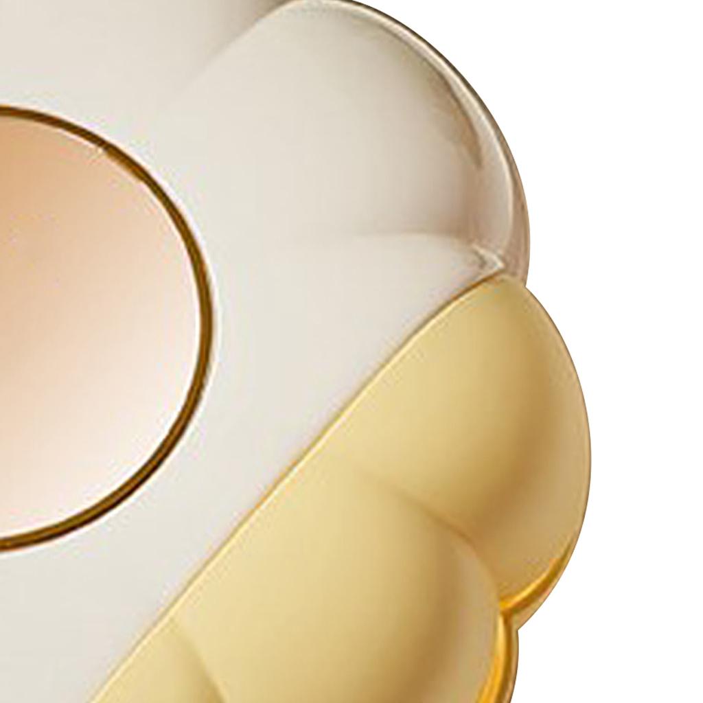 Fresh Keeping Bag Storage Box Creamy White Flower Shape Multifunctional Space Saving Plastic Wall