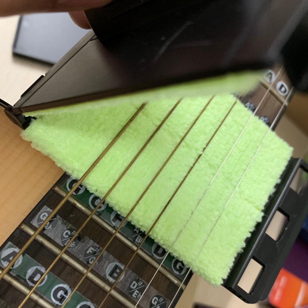 Guitar String Cleaner Scrubber For Fingerboard Maintenance Reusable Cleaning Tool For Guitar Bass Ukulele