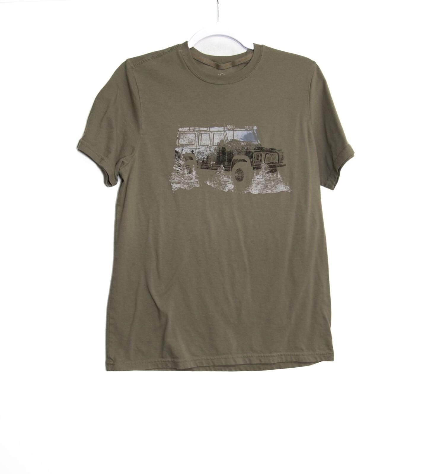 Vintage Olive Green 4x4 Off-Road Graphic Mens T-Shirt S XXXXL