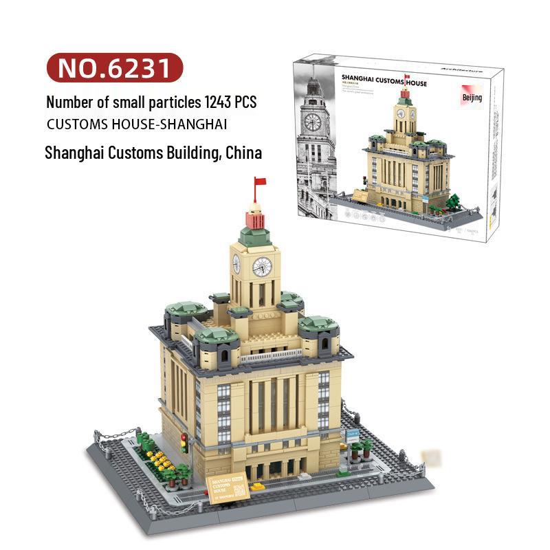 Wange 5218 Yellow Crane Tower Model - Free Shipping & Educational Building Blocks