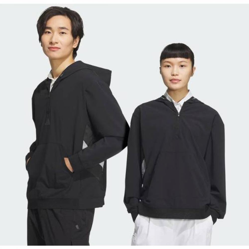 

Adidas Golf Long Sleeve Hooded Pullover Jg1374 blacks/S(90)