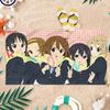 VIKAMA K-ON! Cute Girls Beach Towel Quick-drying Super Absorbent Suitable for Beach Vacation Pool Summer Funny Gift for Friends