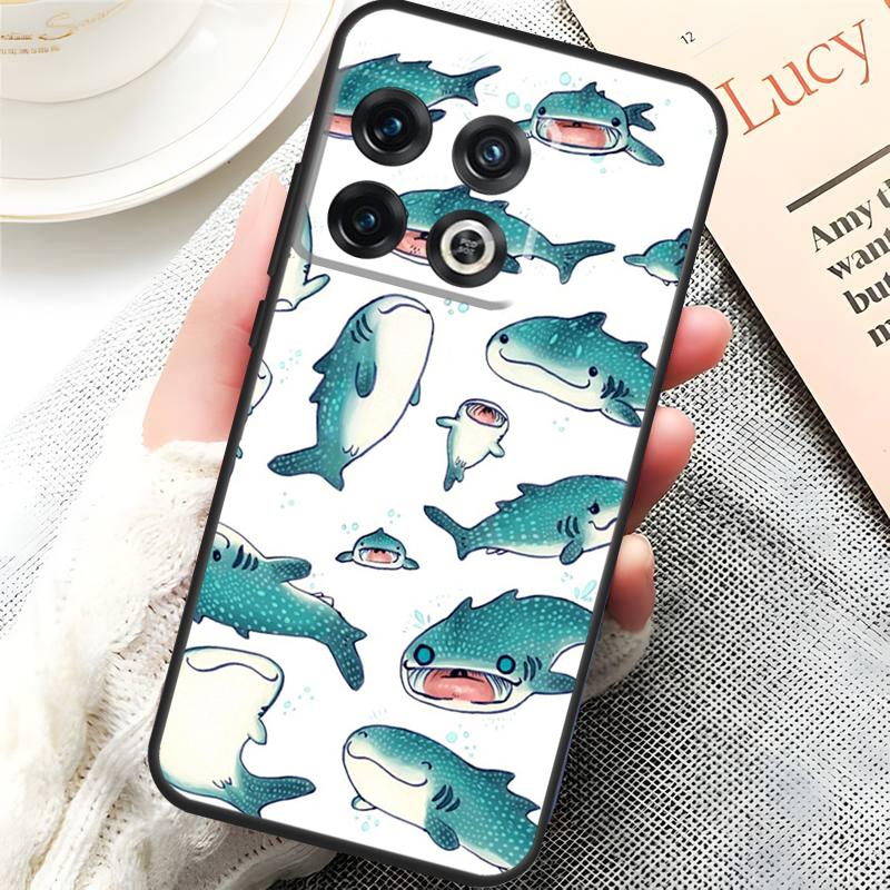 

whale sharks Cover For OnePlus 13R 15 13 13T 12 12R 10T 11 10 Pro OnePlus Nord 5 CE 3 4 Lite N20 N30 Case OnePlus Nord CE 2