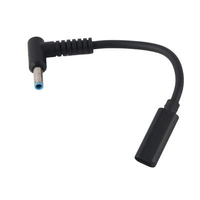 Type C Female To 4.5mm X 0.6mm Power Adapter Cable Plug Converter Charging Cable for HP