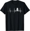 Music Producer Disc Jockey Heartbeat ECG Pulse DJ Mixing Console Unisex T-Shirt
