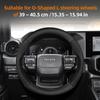 Nlzh6 For Toyota Carbon Fiber Texture Perforated Leather Steering Wheel Cover Chr Yaris Auris Corolla Rav4 Land Cruiser Prado Hilux