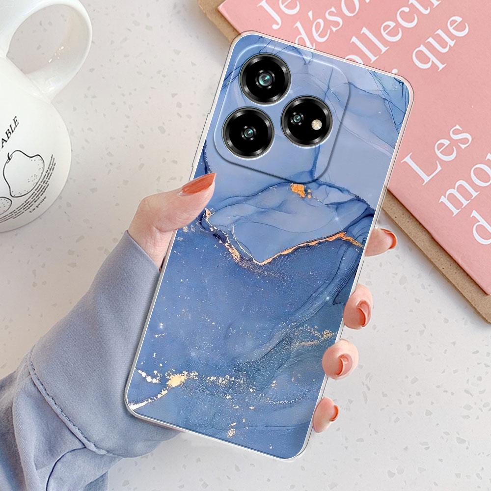 Pour ZTE Axon 60 4G Coque Pour ZTE Blade V60 4G Housse Pare-chocs Résistant aux Chocs Transparente Souple Silicone TPU Coque de Téléphone sur ZTE Blade V40S Funda