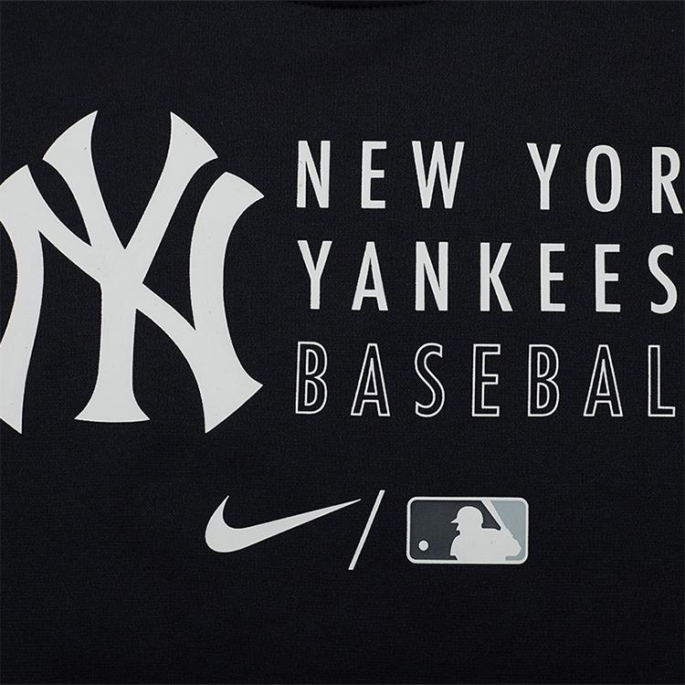Nike X Mlb Hoodie Collaboration Youth Letter Logo Print Long Sleeve Hooded Kids Hoodies Black 3Z3B7SAVD-NYY