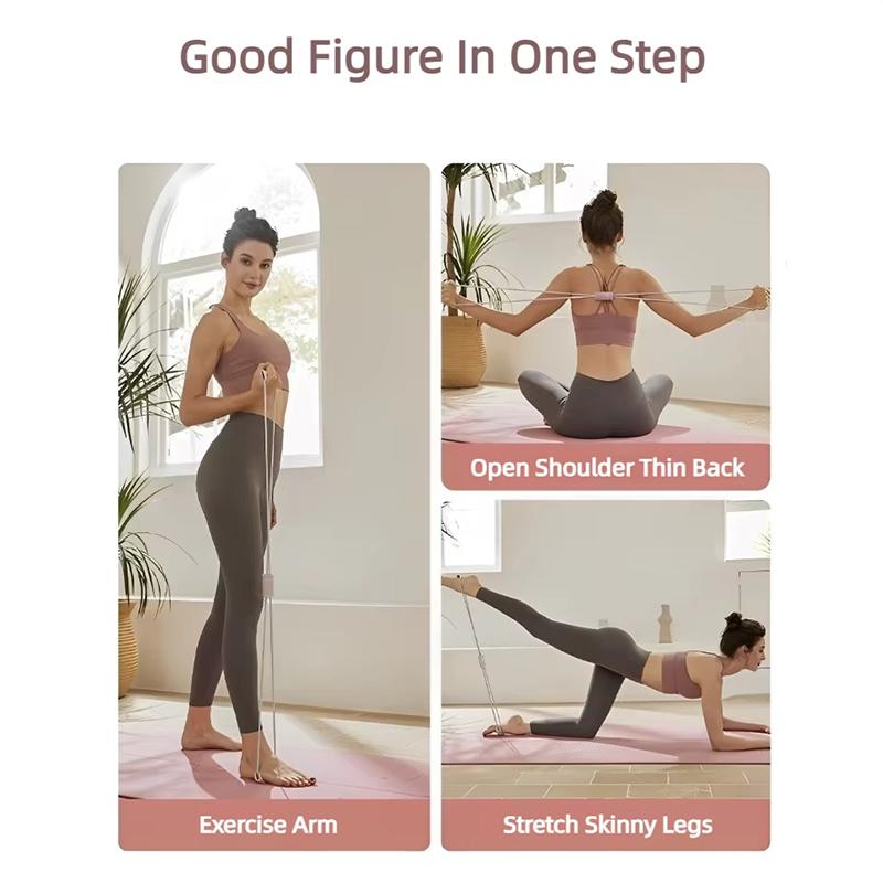 Tensioner Yoga Bands Exercise Stretch Itness Equipment Figure Elastic Pull Rope for Slimming Multi-Function Straps Band