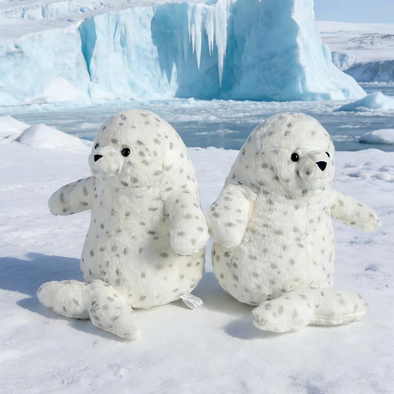 Peluche Foca Morbido Peluche Animale Giocattolo Compagno da Coccolare per Bambini Regalo per Bambini