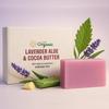 Handmade Cold Processed Soap – Lavender, Aloe Vera, Cocoa Butter, Honey | Calming, Hydrating & Anti-Ageing | Pack of 2 | 100 gm each
