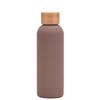 304 Stainless Steel Thermos Cup Matte Outdoor Water Cup Bamboo Cover Retro High-Value Water Cup