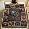 Butterfly Decoration Print Flannel Blanket, High Quality Comfortable for All Seasons, Home Decor, Warmth and Comfort, Perfect for Christmas Gifts22